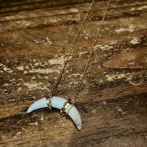Stella & Dot Tooth Necklace